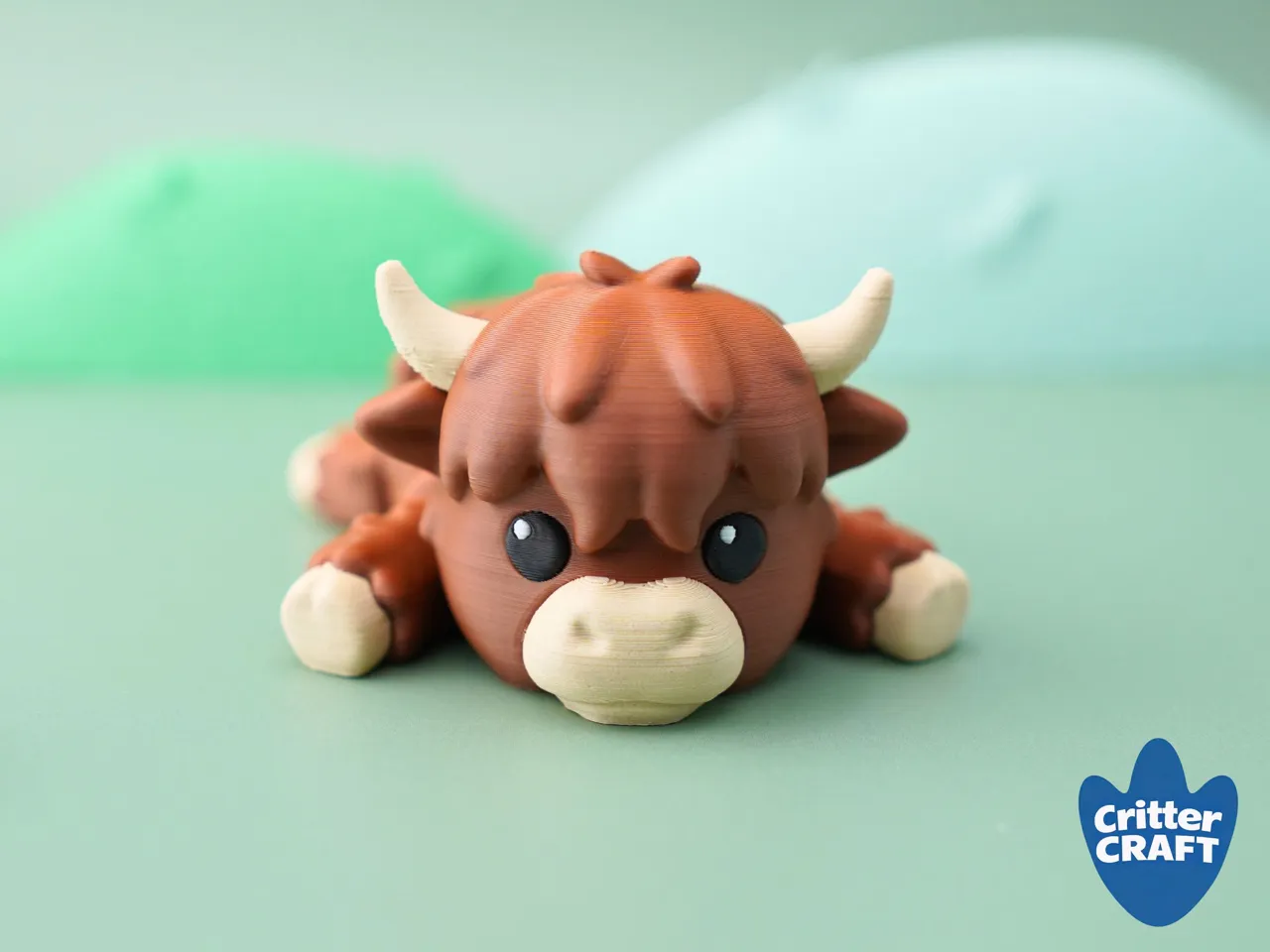 Flexi Baby Highland Cow & Keychain view 4