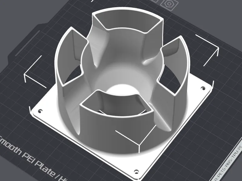 noctua 140mm fanduct noctua style fanduct
