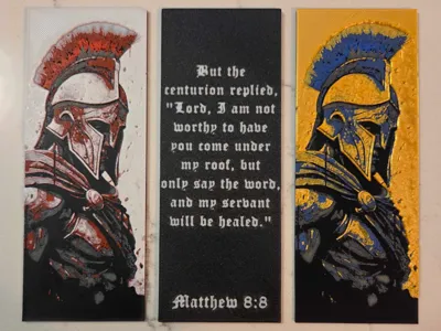 Christian Warrior Bookmark - Matthew 8:8