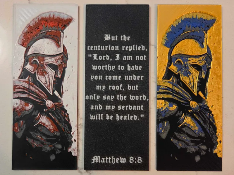 Christian Warrior Bookmark - Matthew 8:8