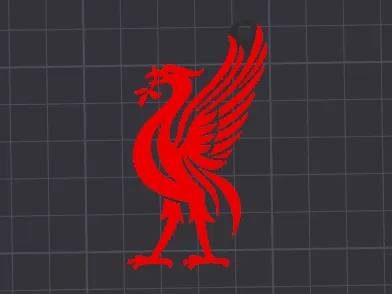 Liverpool fc Bird keychain