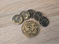Pièces de cosplay The Witcher, gravées double face — photo 2