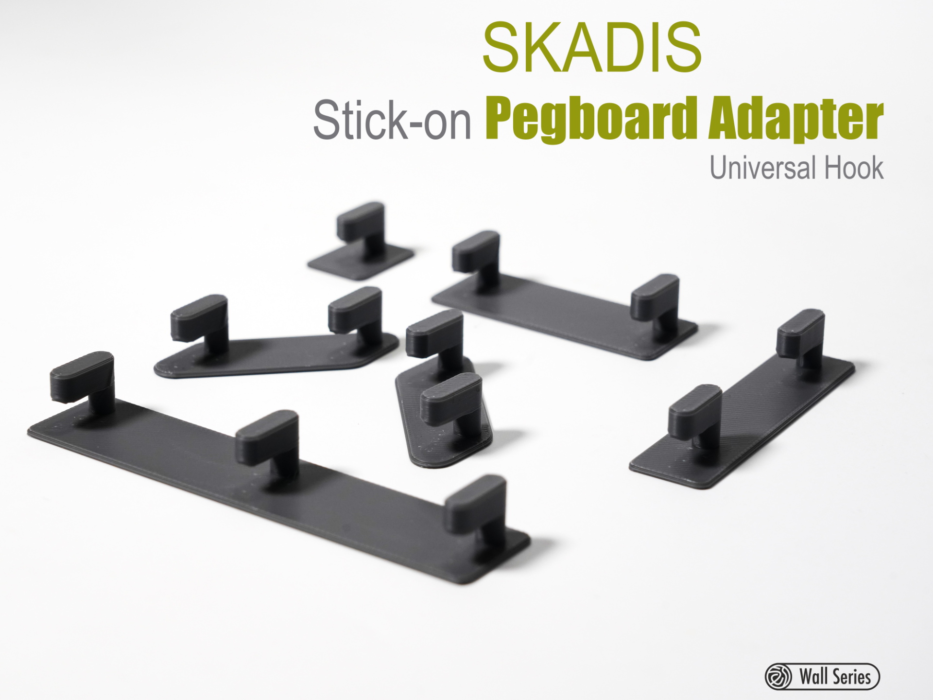 Stick-on Pegboard Adapter|自粘洞洞板适配器|通用挂钩|SKADIS