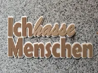 dünneres Schild zum kleben etc.