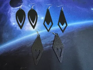 set of 3 type of earrings