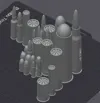 All in one Cartridge (single piece, text indented/engraved)