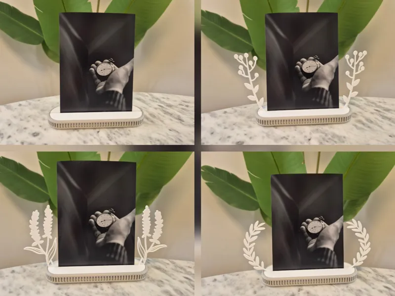 Modular Photo & Card Display Stand
