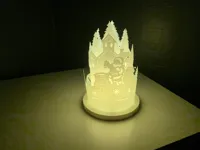 Lanterne ronde Père Noël — photo 2