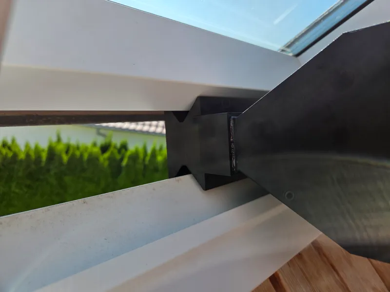 Dachfenster Klimaanlagen Adapter abgewinkelt