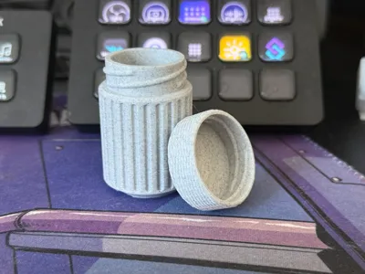 GrooveVault – Minimalist Screw-Top Container