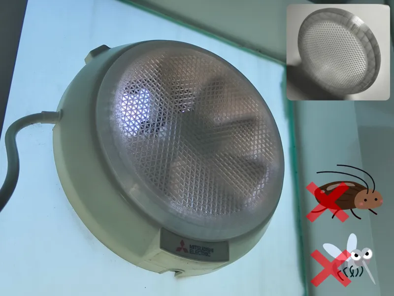 Ventilation Fan Bug Blocker