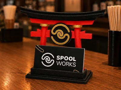 Torii Gate Business Card Holder