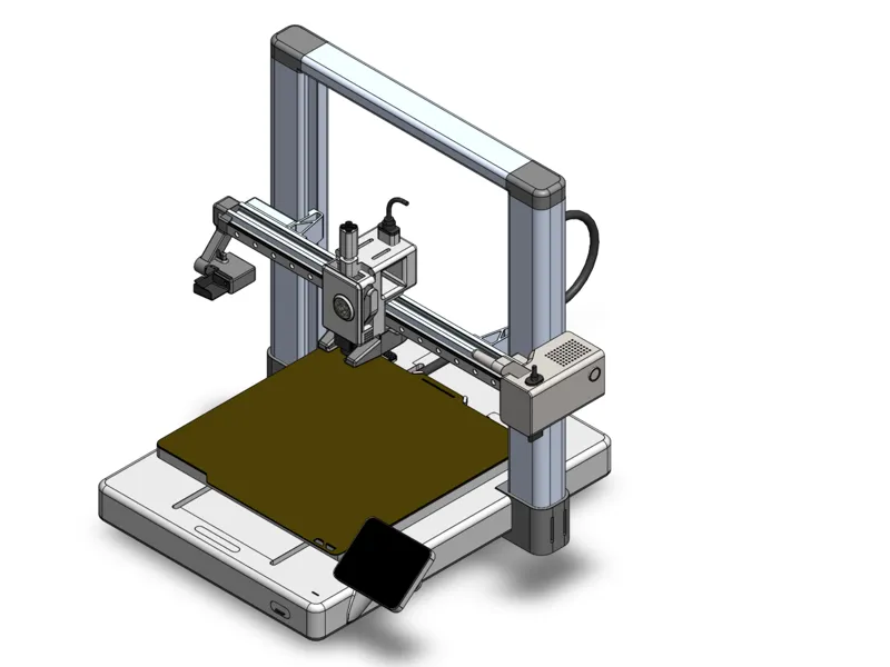 Bambulab A1 CAD step model