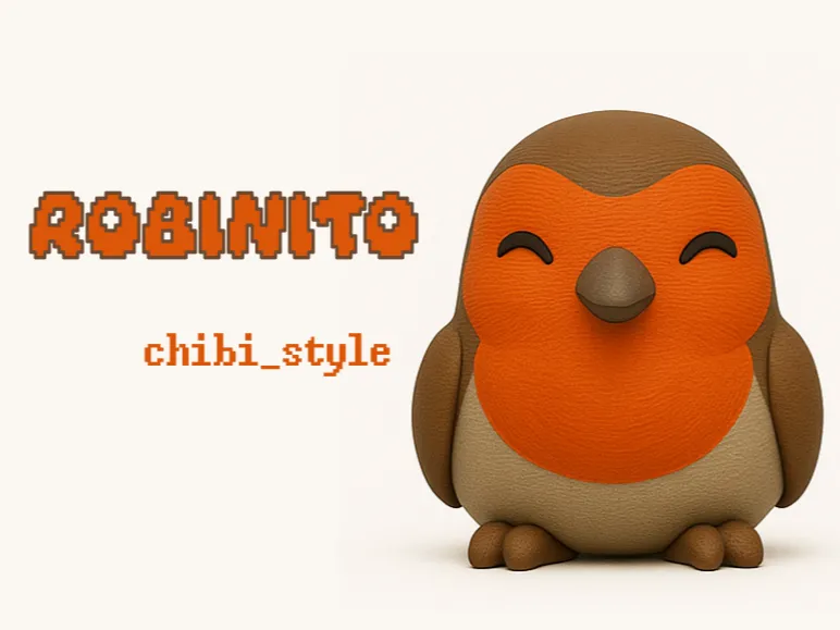 Robinito, the robin bird by paururo MakerWorld: Download Free 3D Models