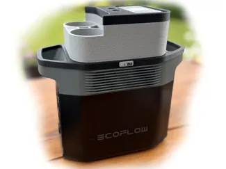 Ecoflow Delta 2 - top box organizer - cup holder