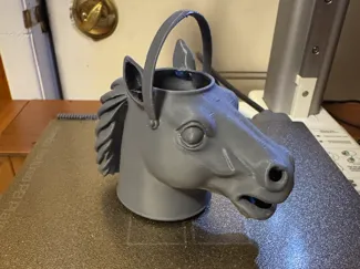 Horse candy bucket