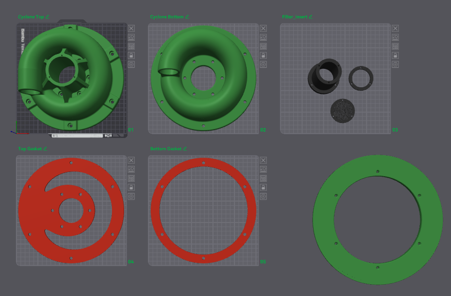 Miniatura 2 do modelo 3D Workshop cyclone separator