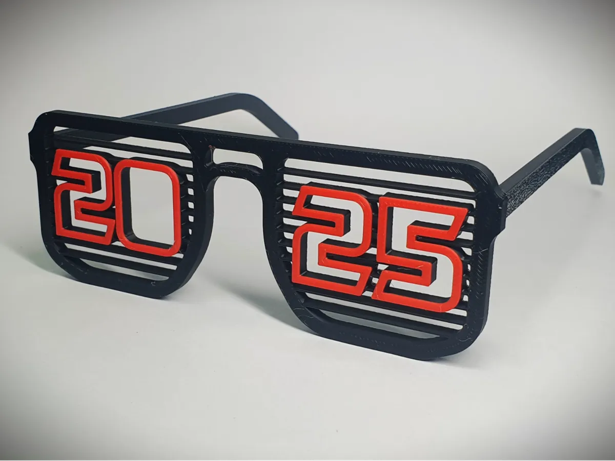 New Year's Glasses Collectible Decorative Special Design Ornament Party Accessory