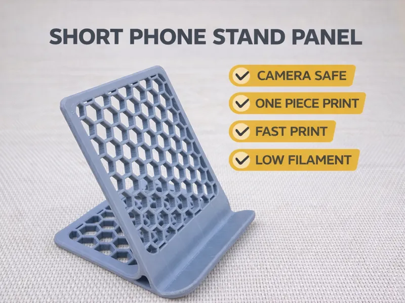 Short Panel Phone Stand