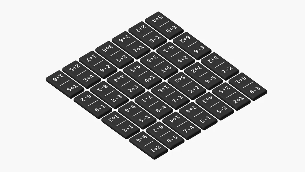 Math Match! Educational domino twist - Free 3D Print Model - MakerWorld