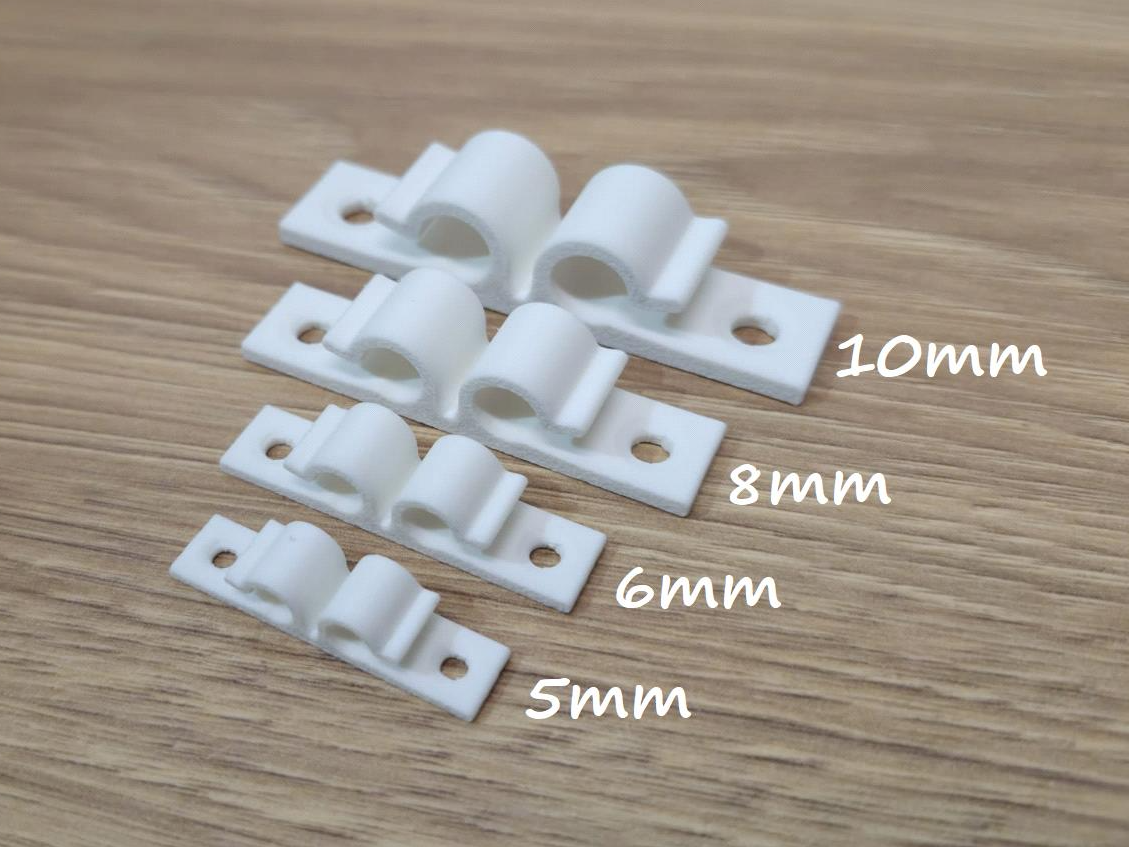 4-10mm Strong dual cable clips V2