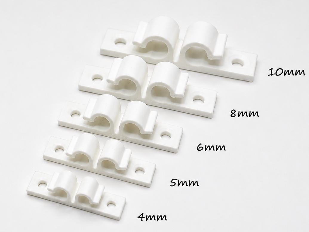4-10mm Strong dual cable clips V2