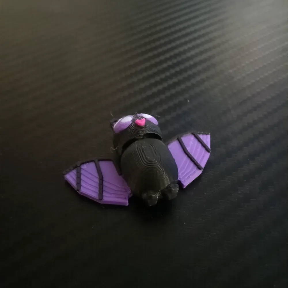 Tiny Bat Model Articulated Cute Bat by Waffly3D MakerWorld: Download Free 3D Models