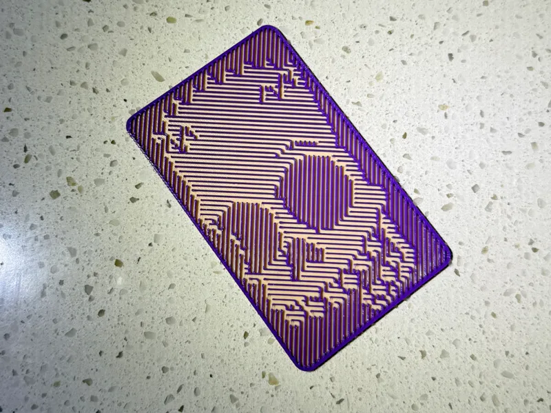 Holographic Effect Bart Simpson Skull Card