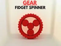 Gear Fidget Spinner Print-In-Place