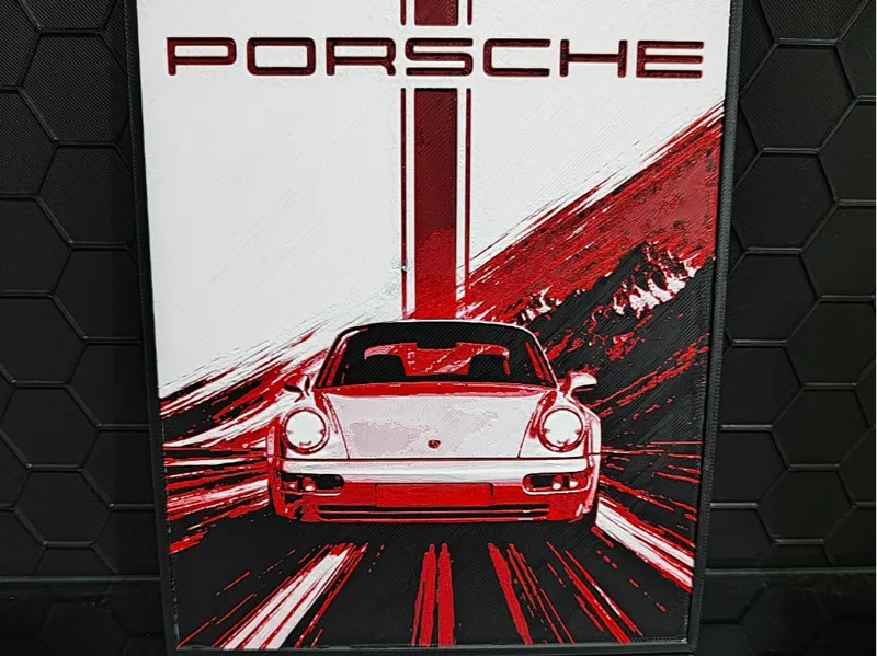 Cuadro Hueforge Porsche 911