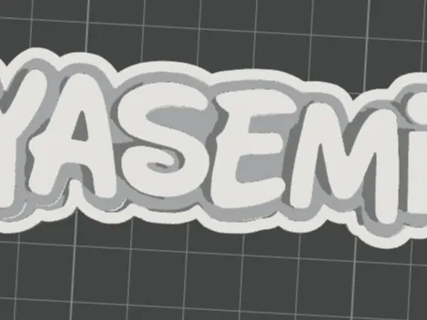 yasemin name tag