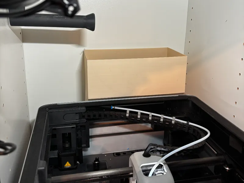 Große Filament Müll Box für X1, P1, P2, H2 Drucker