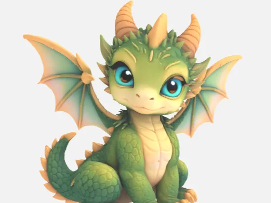 süßer Drache / sweet Dragon Chibi Stil