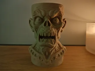 Zombie Pen Holder / flowerpot