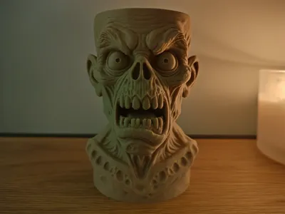 Zombie Pen Holder / flowerpot