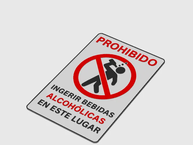 NO BEBER EN ESTE ESTABLECIMIENTO