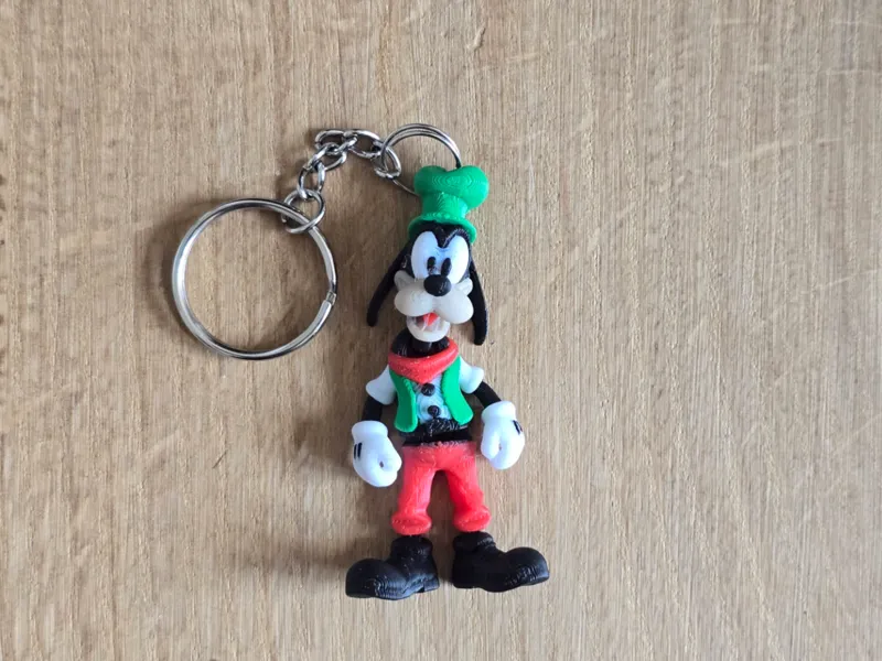 Goofy flexi keychain