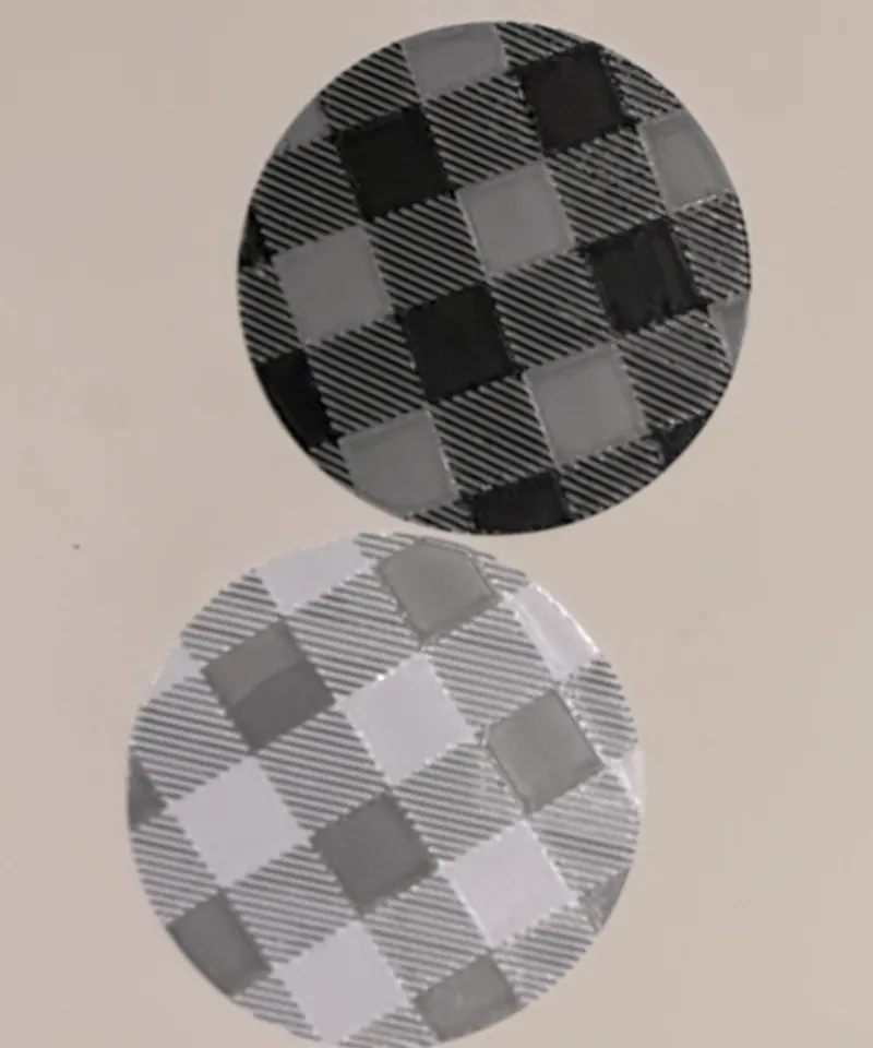 flannel coaster