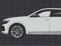 Audi RSQ8 4 colors big model