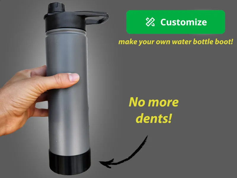 Customizable Water Bottle Boot 