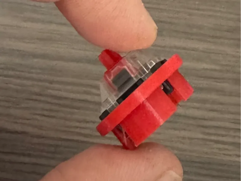 Parametric round MX-style switch mount