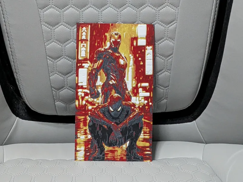 Ironman and Spiderman Pose