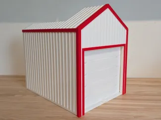 1:32 1/32 Toy Shop with Working Overhead Door