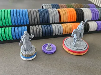 DnD Stackable Condition Rings and Monster Trackers