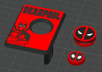 Deadpool Theme A1 and A1 mini Upgrade Kit by JS Makes MakerWorld ...