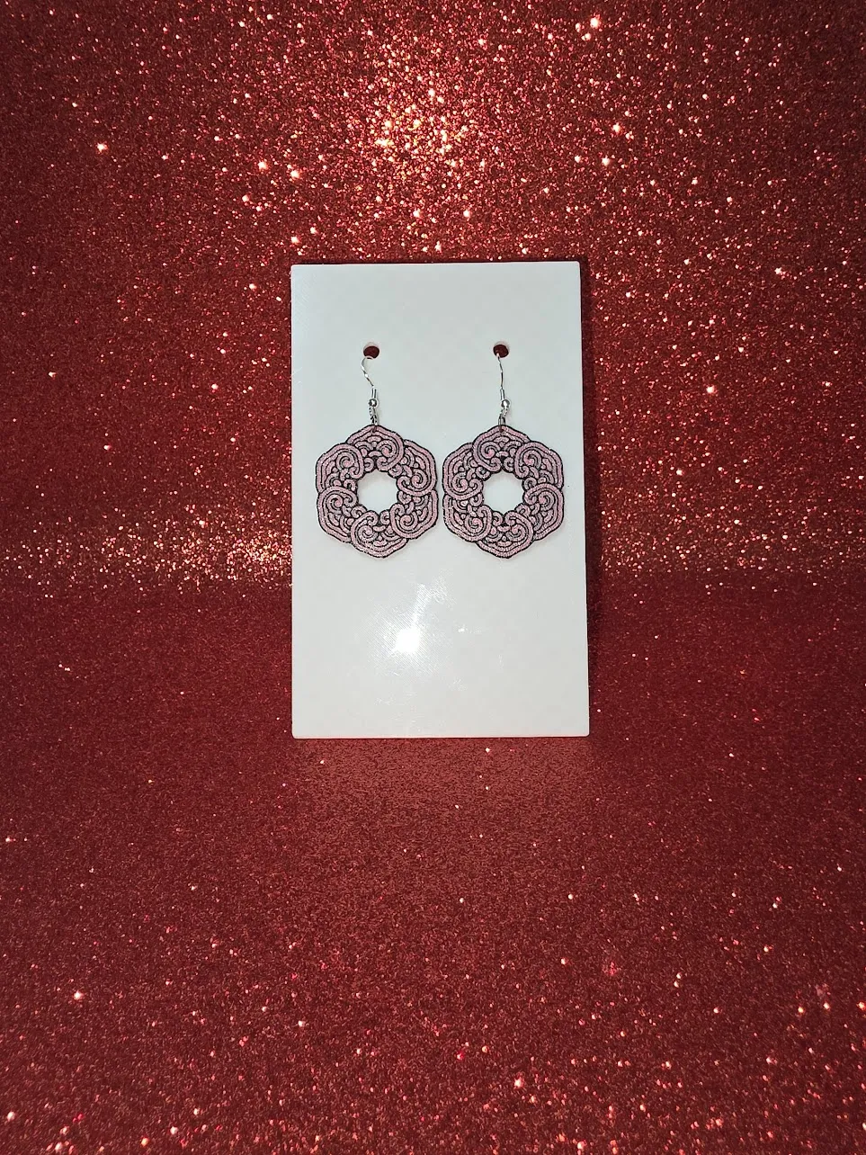 Connection mandala earrings view 2
