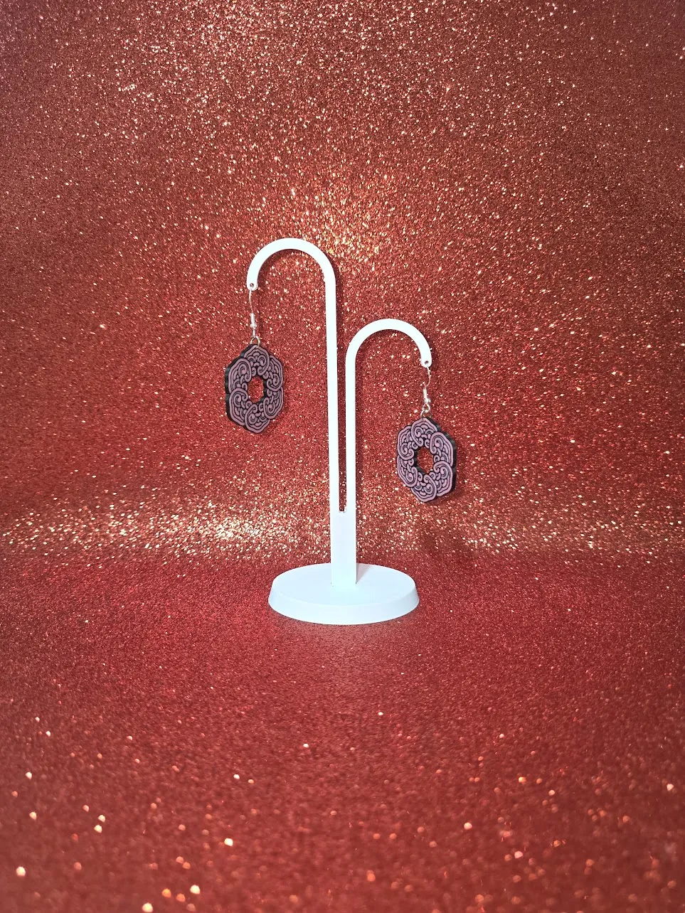 Connection mandala earrings view 3