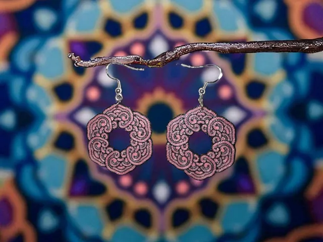Connection mandala earrings