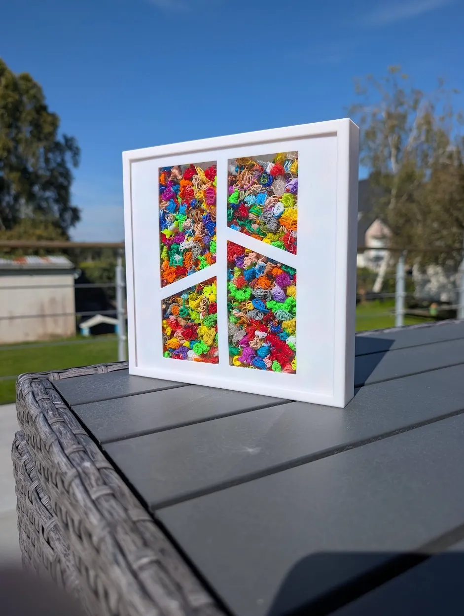 3 Cornici 3D Da Riempire – 20x20 Cm Profondità 3 Cm – Per Foto, Fiori Secchi, Ricordi Fai Da Te