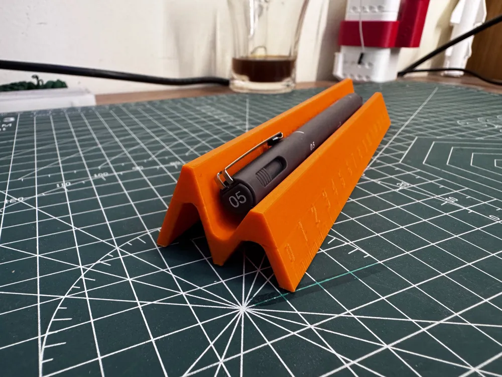 V-Rail Ruler – 3D Printable Desk Organizer by codejack MakerWorld ...